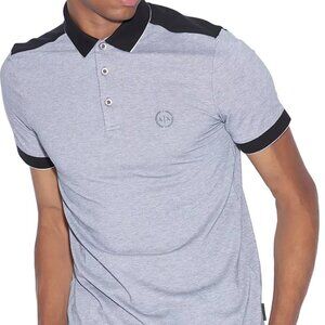 ARMANI EXCHANGE Men's Accent Small Circle Logo Polo Shirt, Size: Medium, NEW!